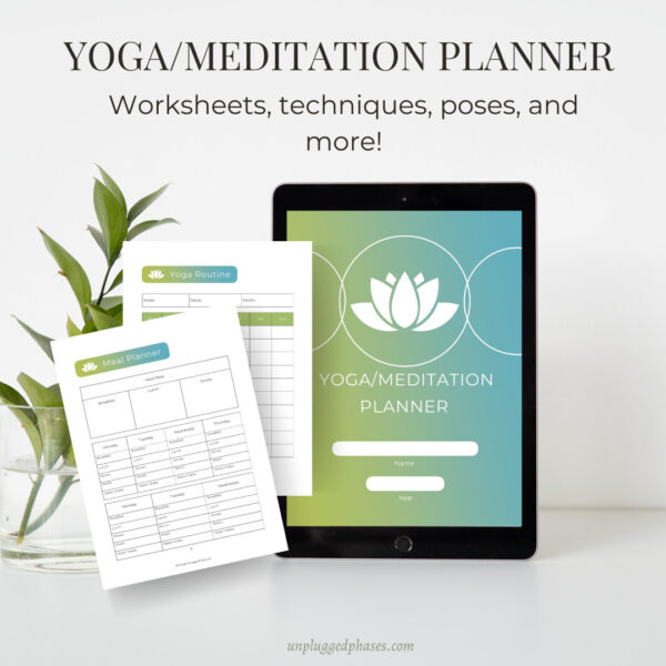 Elevate Your Wellness Journey with Our Yoga and Meditation Worksheet Set